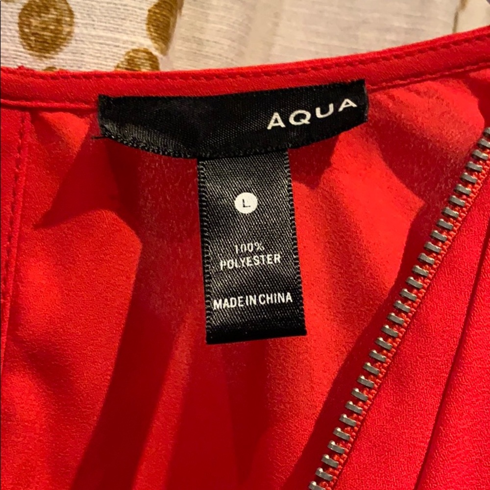 Red Aqua Top - image 2